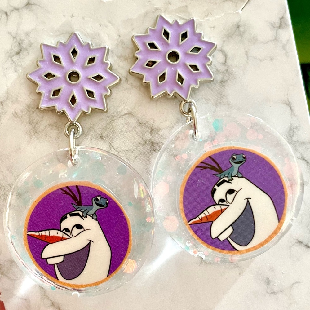 Olaf And Bruni Acrylic Earrings